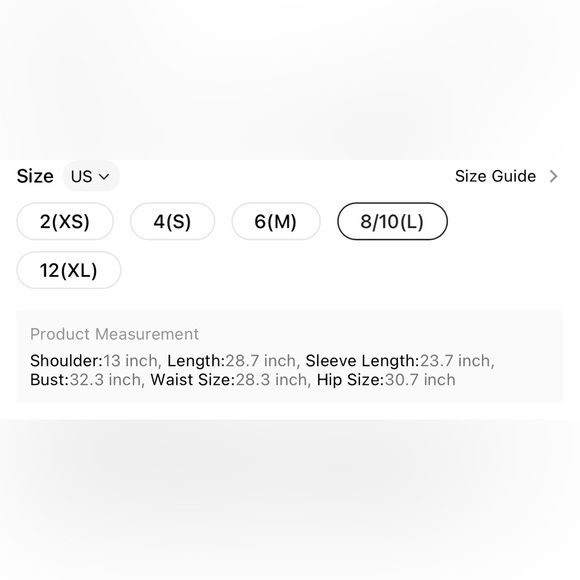 SHEIN BASICS Form Fitted Solid Bodysuit NWT, Size L - Picture 5 of 5